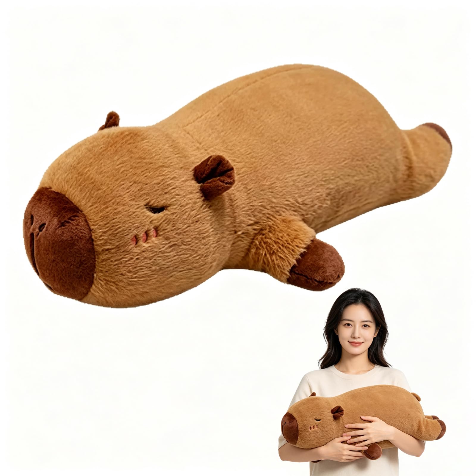 XZSKD Capybara Plush, 45 Cm Soft Pillow for Hugging and Sleeping