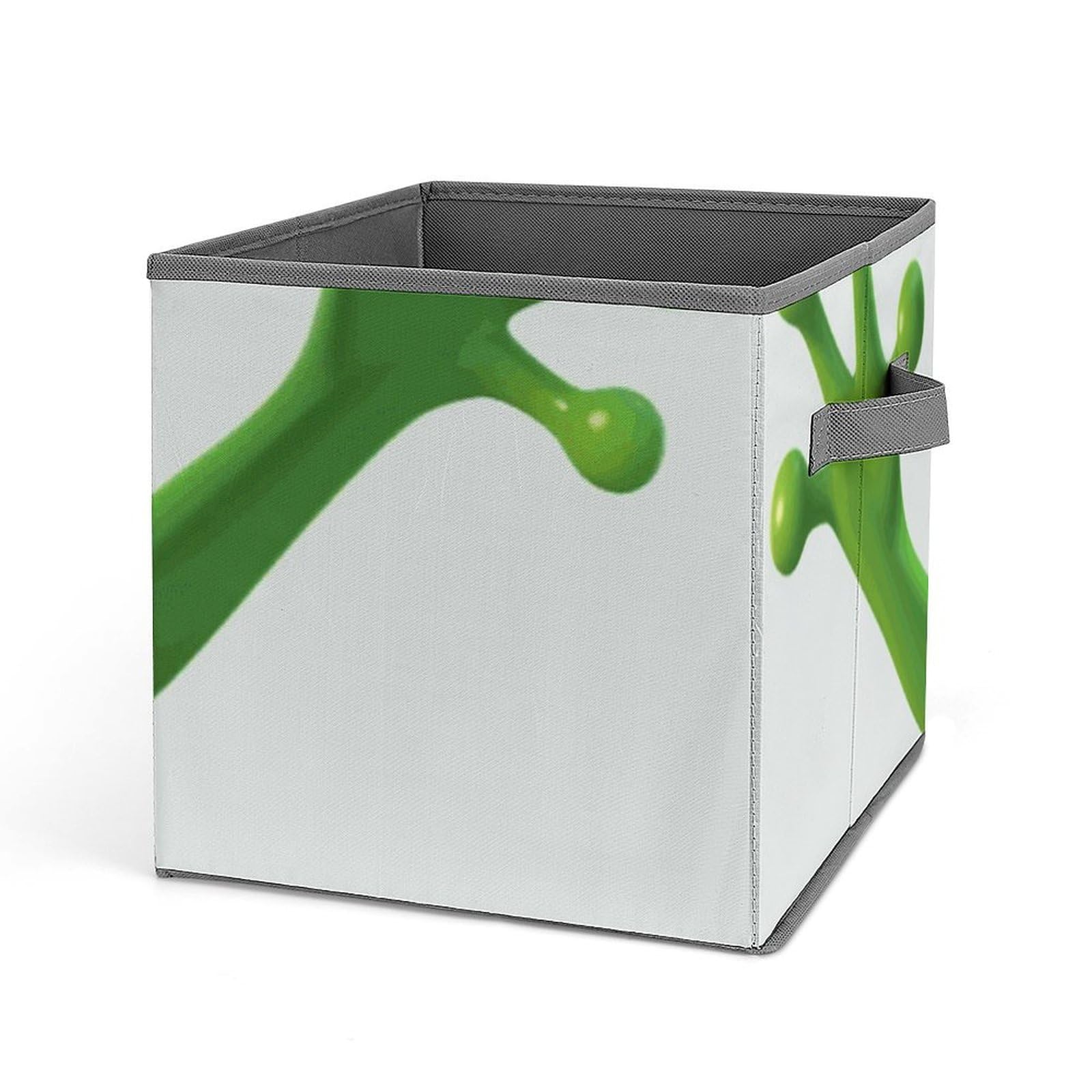 Cube de rangement pliable grenouille pour étagères et armoires de dressing