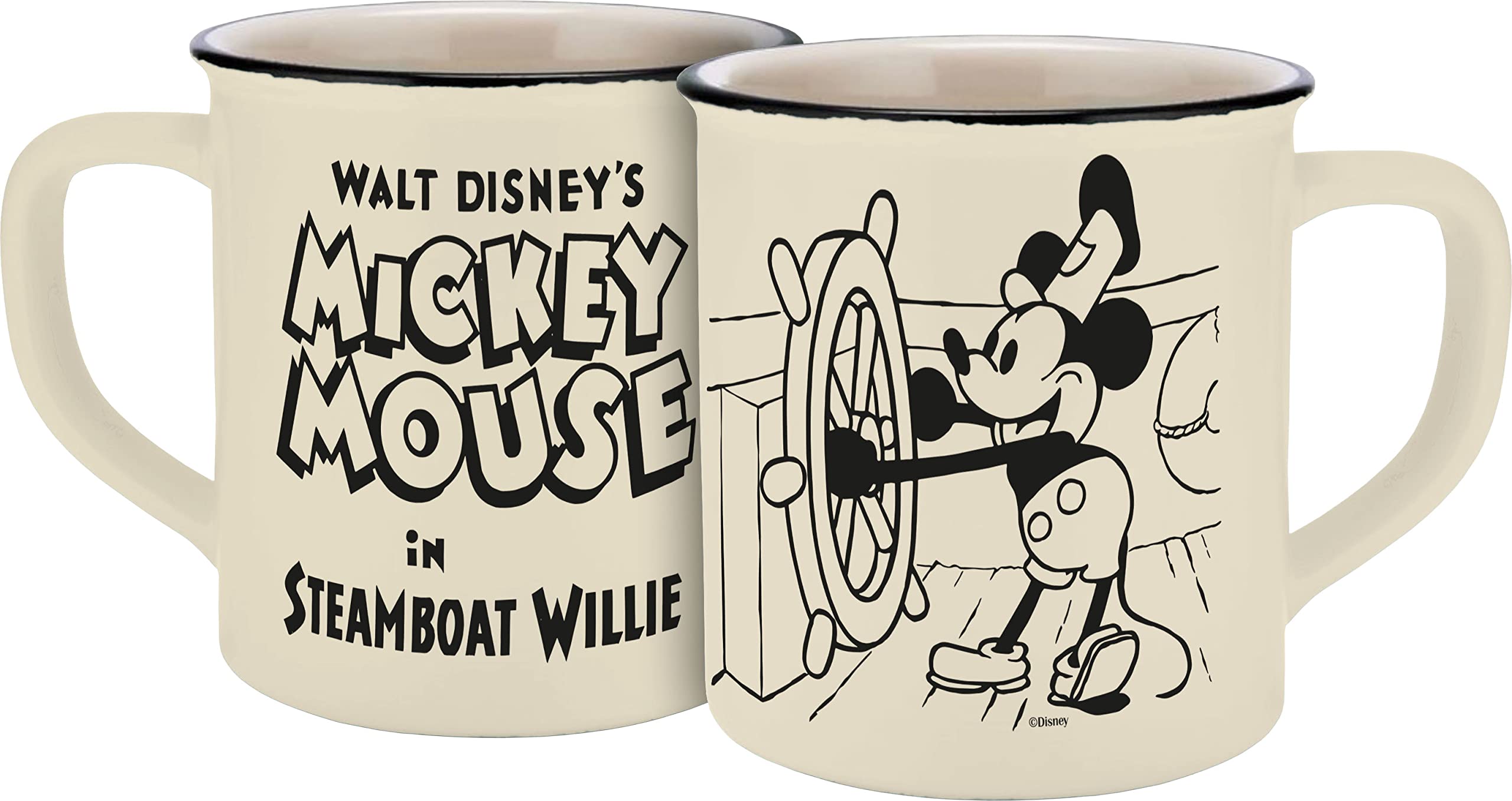 Disney Mickey Mouse 13768 Ceramic Mug in Enamel Effect 400 ml