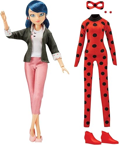 Miraculous Playmates Toys - Marinette secreto de superhéroe con mariquita