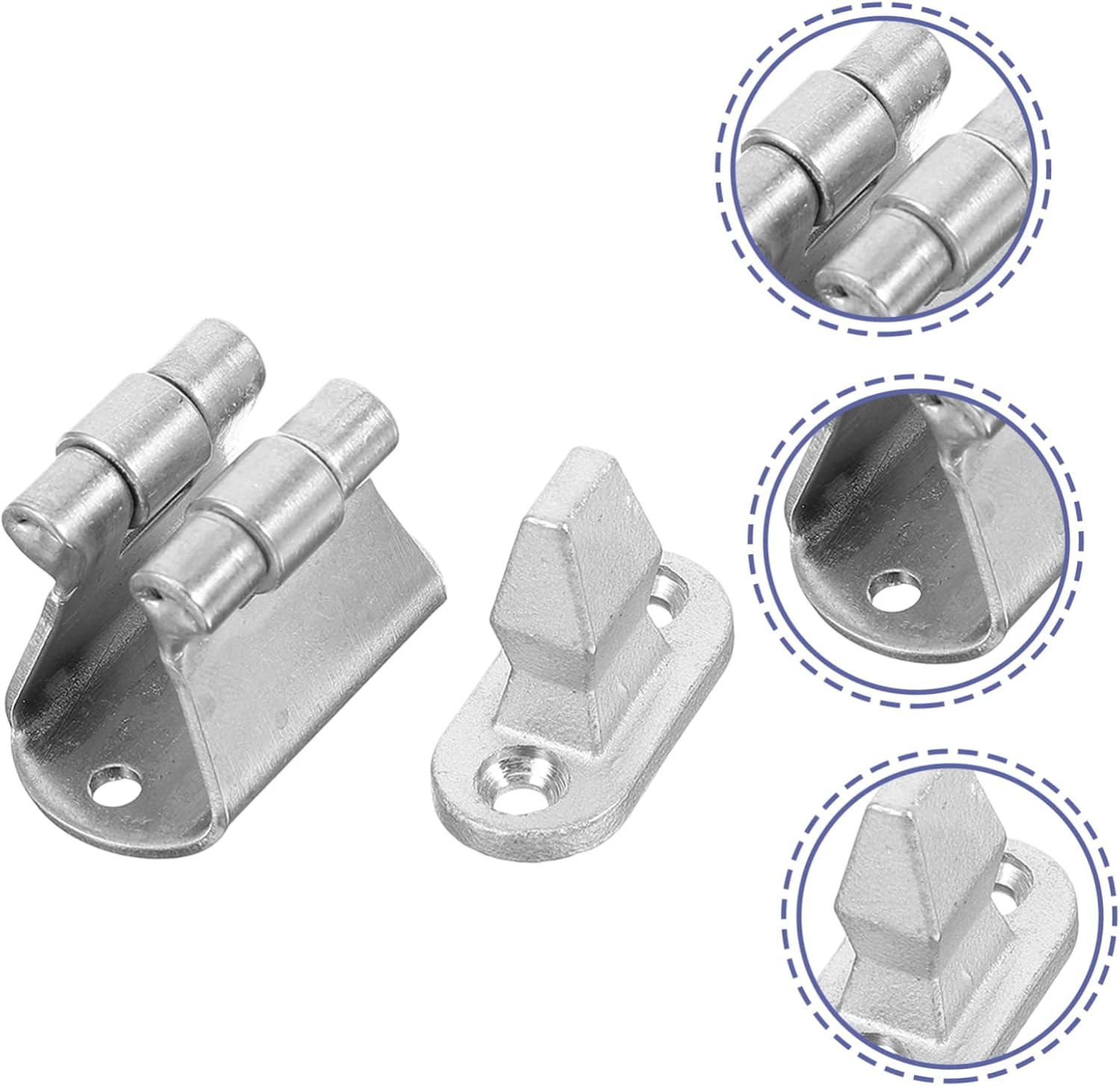 BESPORTBLE 2pcs Boat Door Holder Door Catch Sturdy Polished for Yacht and Use Easy Install Reduces Noise