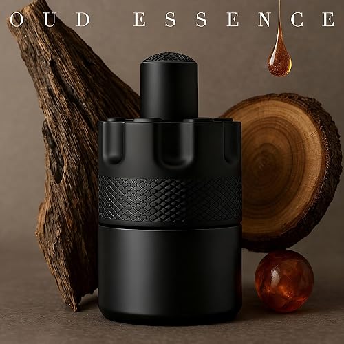 Miniatura 4 de Azura Noir Intense Eau de Parfum para hombre, 3.4 onzas líquidas, colección de colonia premium, aroma de cardamomo y vainilla de Bourbon, regalo en
