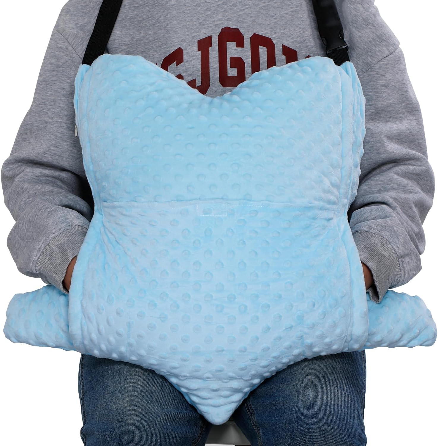 SWISSELITE Hysterectomy Pillow, Abdominal Surgery Pillow, Hysterectomy Recovery Tummy Pillow with Pocket, C-Section Healing Must Have, Cervical Cancer Recovery Gifts