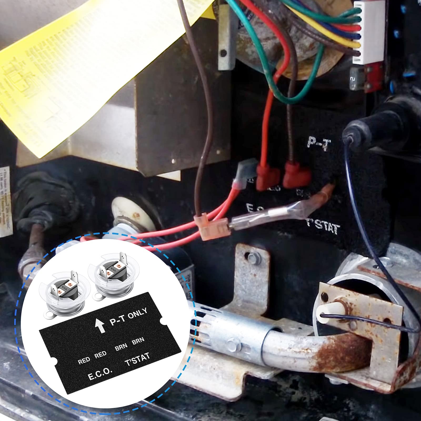 Gruppo Termostato E ECO Per Scaldabagno RV Atwood 91447 – Kit Ricambio Con Certificazione UL Per Camper