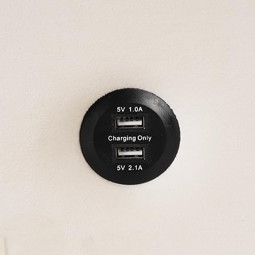 Miniatura 9 de Sofá cama convertible moderno de 63.8 pulgadas con reposabrazos y respaldo anchos y cómodos, sofá biplaza tapizado de terciopelo suave con bolsillos