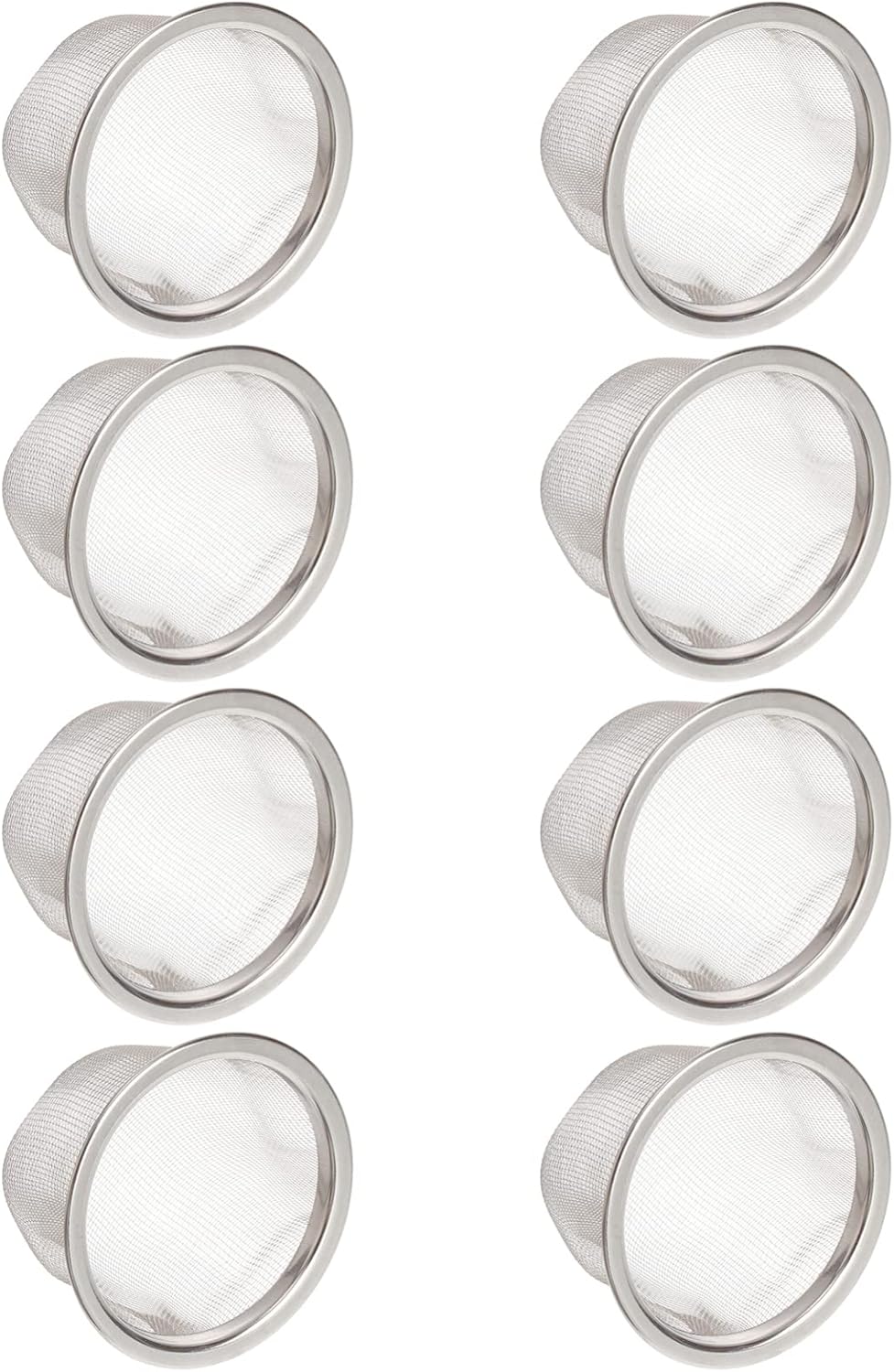Healeved 8 Pcs Teapot Mesh Strainer Replacement Stainless Steel Teapot