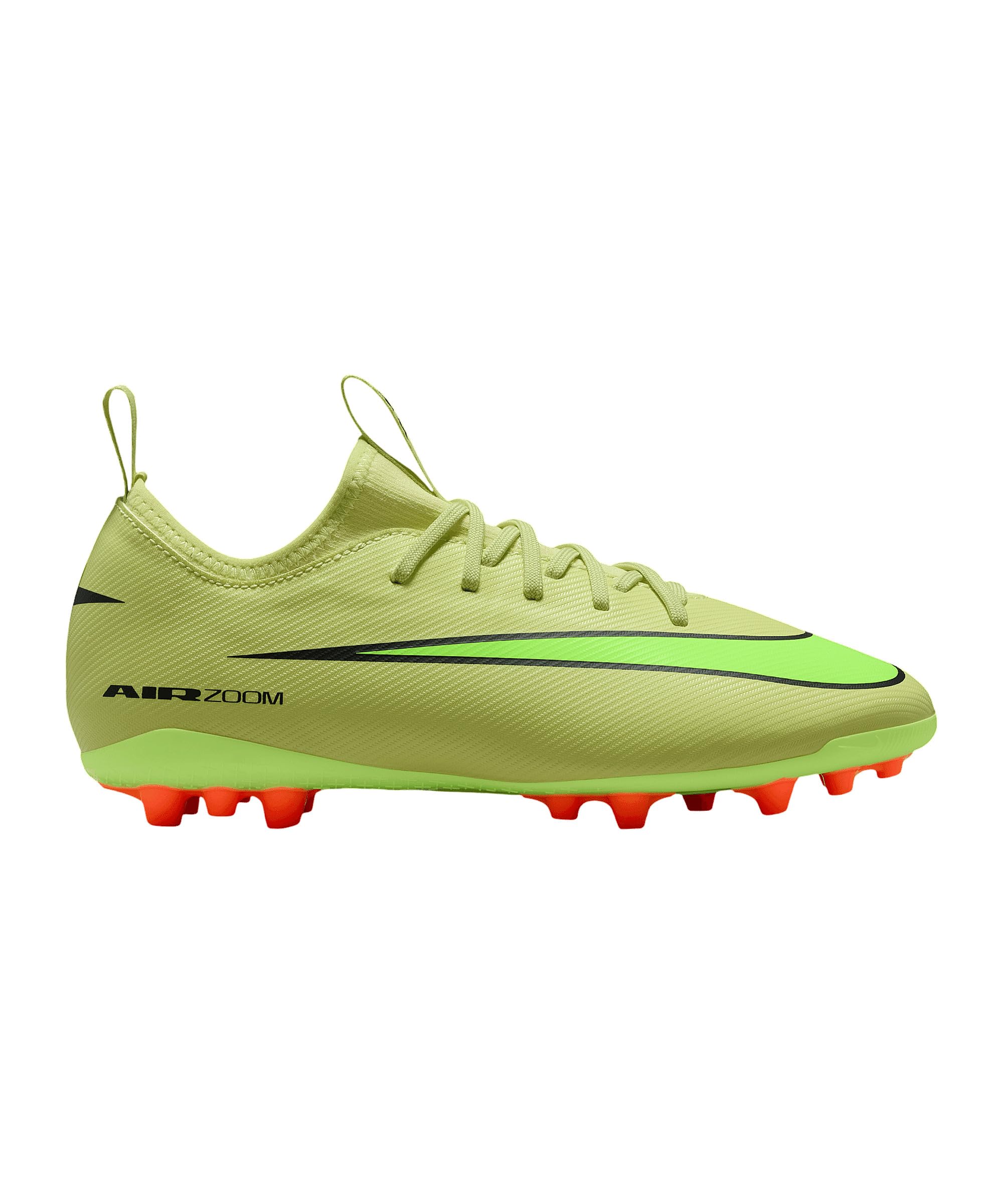 Nike Kids Jr Zoom Vapor 16 Academy Ag, Limelight/Volt/Hyper Crimson, 13.5