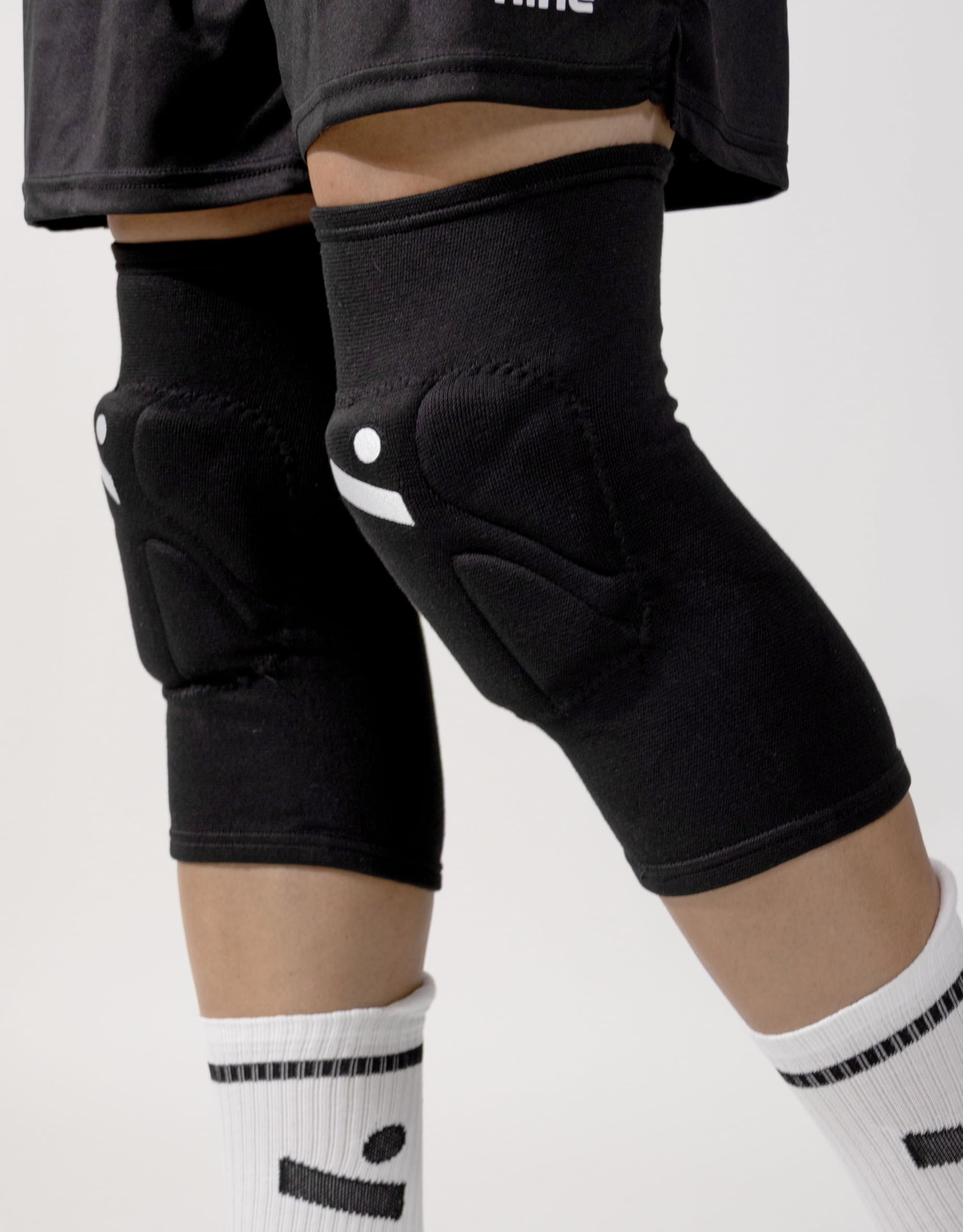ninesquared Genouillères New Shield - Protection Avancée - Tailles S/M/L/XL - 2 paires - Couleur Noir - Unisexe (XL)