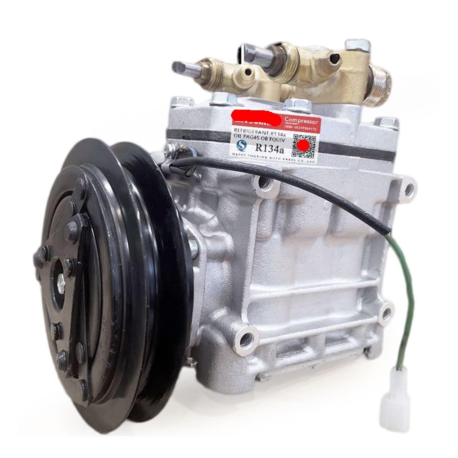 Car AC Compressor Replacement, Compatible for Mitsubishi Bus Refrigerator Frozen Frozing Truck R404A CR2211L-A R2211L 24V