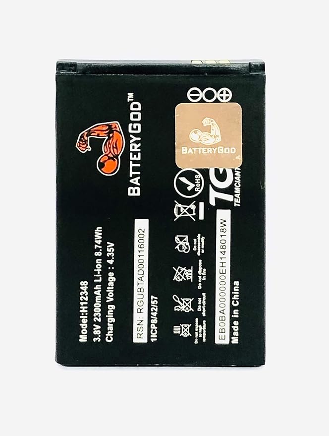 diBri Full Capcity Proper 2300 mAh H12348 Battery for JIO WiFi Dongle