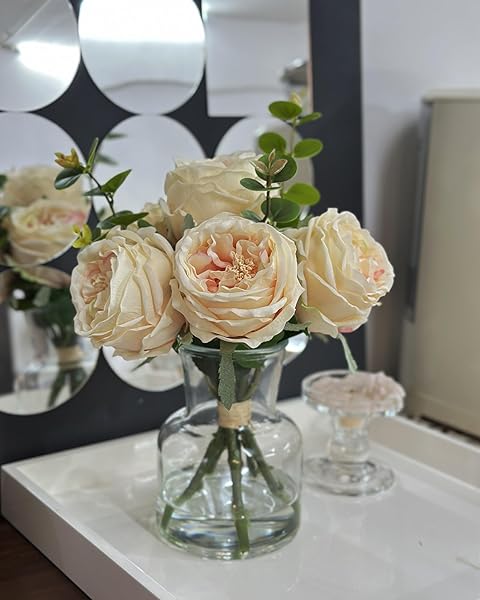 Lovely Dining Room Table Centerpiece Ideas for Every Season 16 Elegant Champagne Rose Table Arrangement