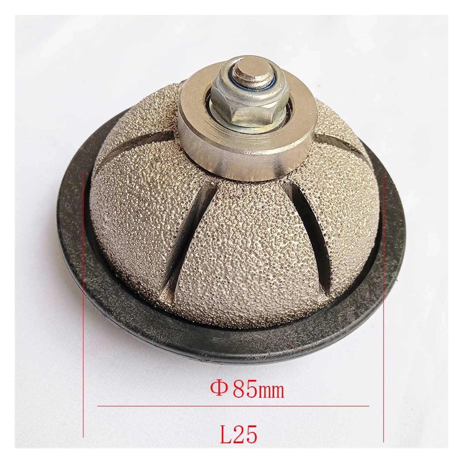 Fresa a Profilo Manuale con Filettatura M14, Ruota brasata sotto Vuoto B10B20E10F20L25 for la molatura di Granito e Marmo(D85 L25)