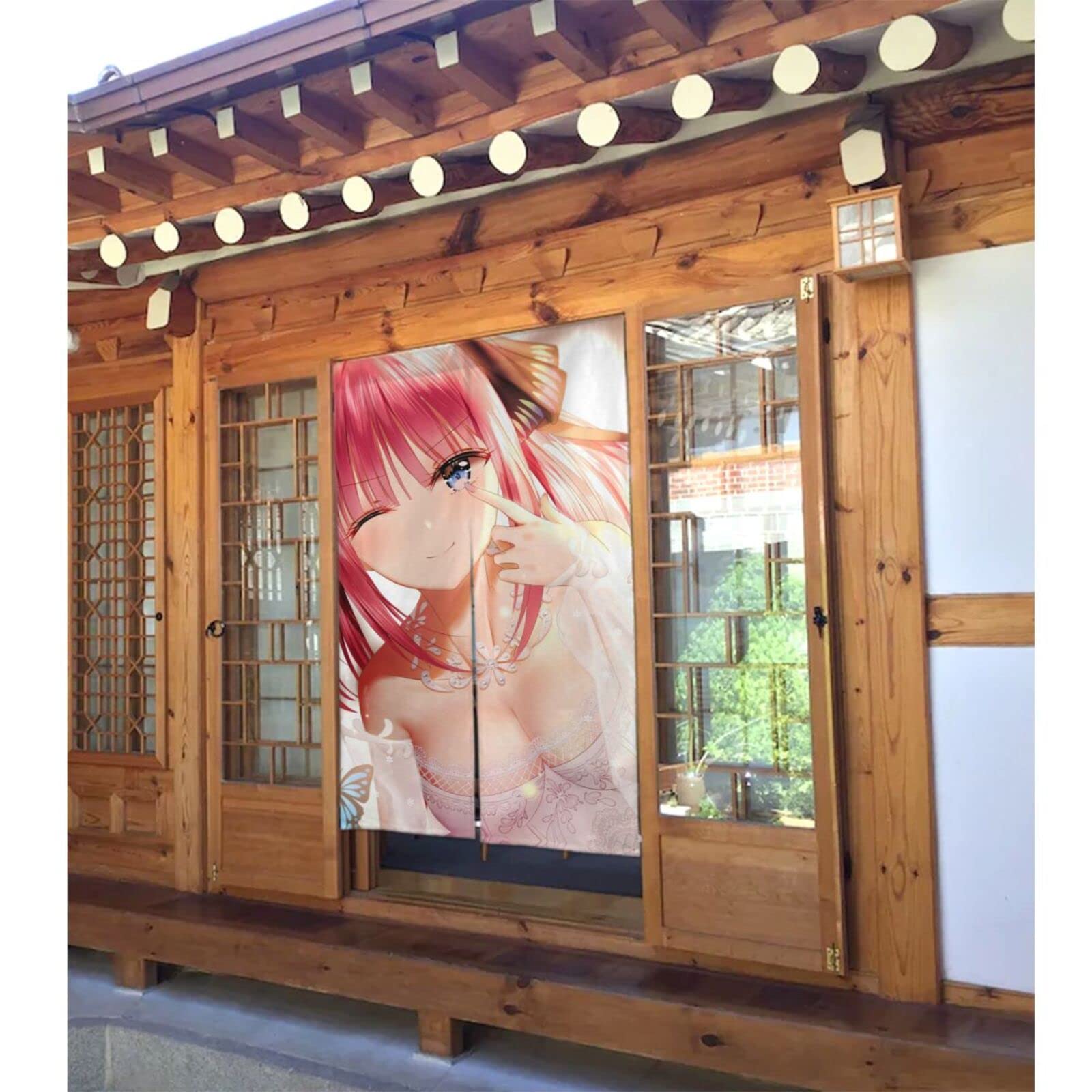 Amazon｜五等分の花嫁 のれん暖簾 おしゃれ遮光間仕切り玄関目隠し