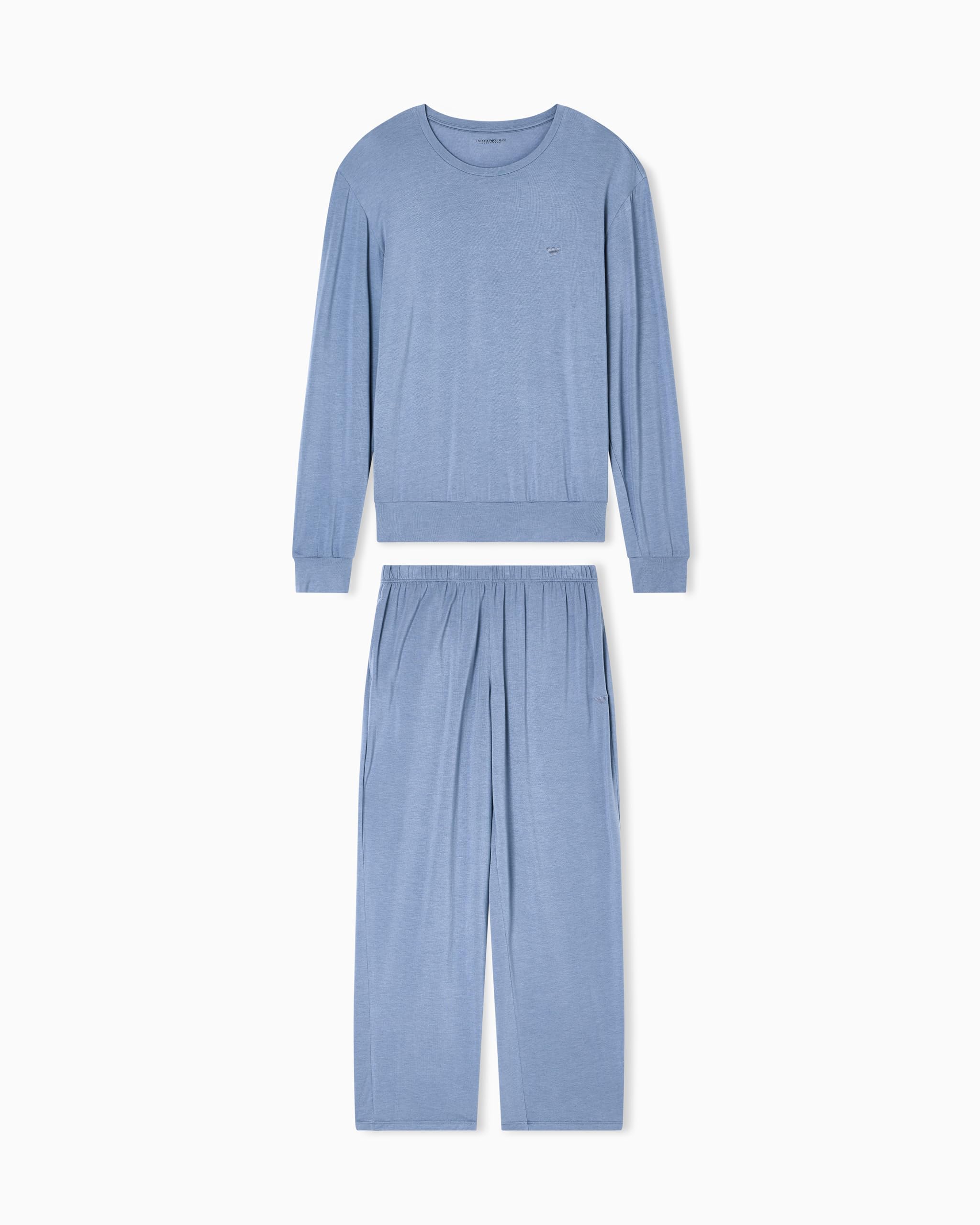 Emporio Armani MAN'S TECH WOOL LONG PAJAMAS GREY L