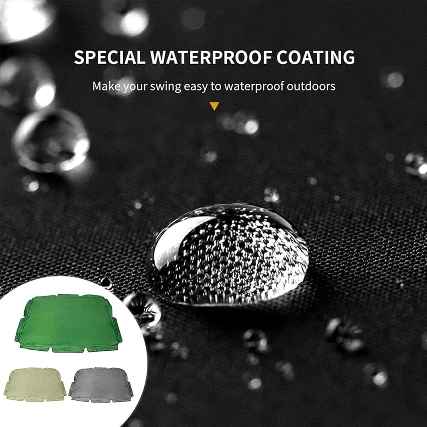 Swing Seat Canopy Replacement Canopy Garden Swing Seat Chair,Universal Garden Swing Seat Canopy Replacement for Garden Swing Hammock Outdoor(Cover Only)