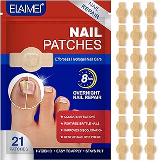 Toe Nail Patches 21PCS, Nail Patches for Toenail Treatment Overnight, Nail Repair for Damaged Nails, Toenail Treatment Patch Extra Strength, Nails Care Supplies, Restore Discoloration