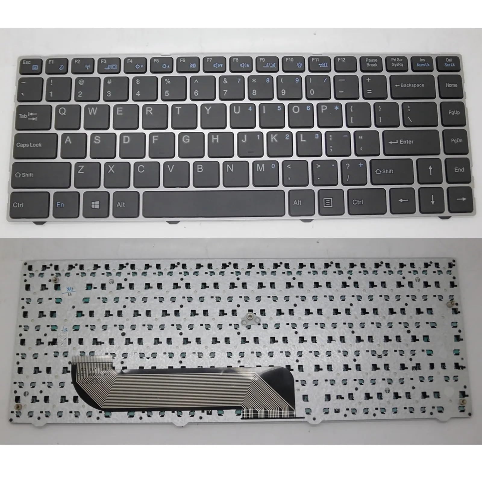 Fácil de reemplazar Teclado para portátil JinMai 3-I7 Haier X1 X1T DOK-V6369H 51-01-US 1602 (EE. UU.)