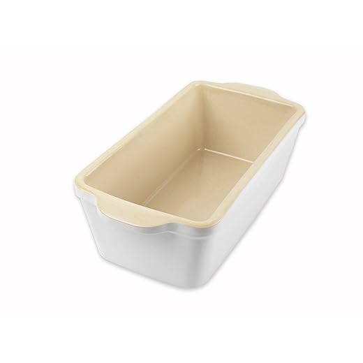 USA Pan Stoneware Loaf Baking Dish, 1 Pound