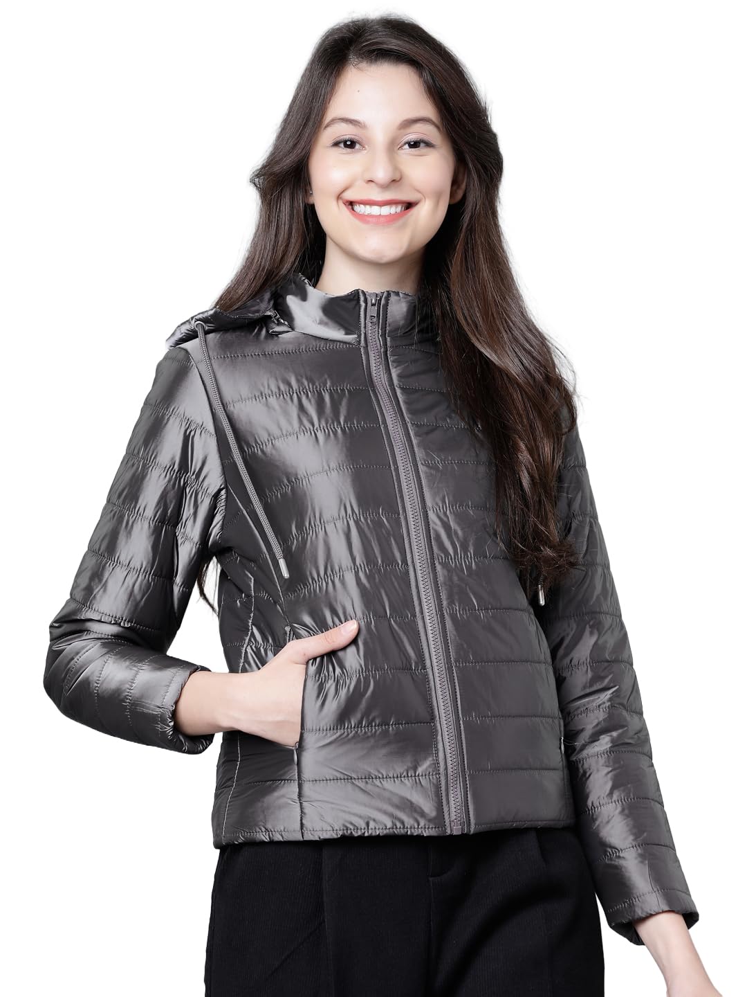 Buy TOKYO TALKIES Women Regular Fit Zipper Full Sleeve Jacket