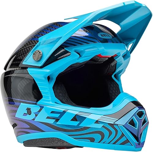 Miniatura 13 de Casco Bell Moto-10 Spherical MIPS Rhythm Gloss Blanco/Negro,Ferrandis Mechant Mate/Azul Oscuro Brillante/Azul Claro,Negro/ blanco (Gloss