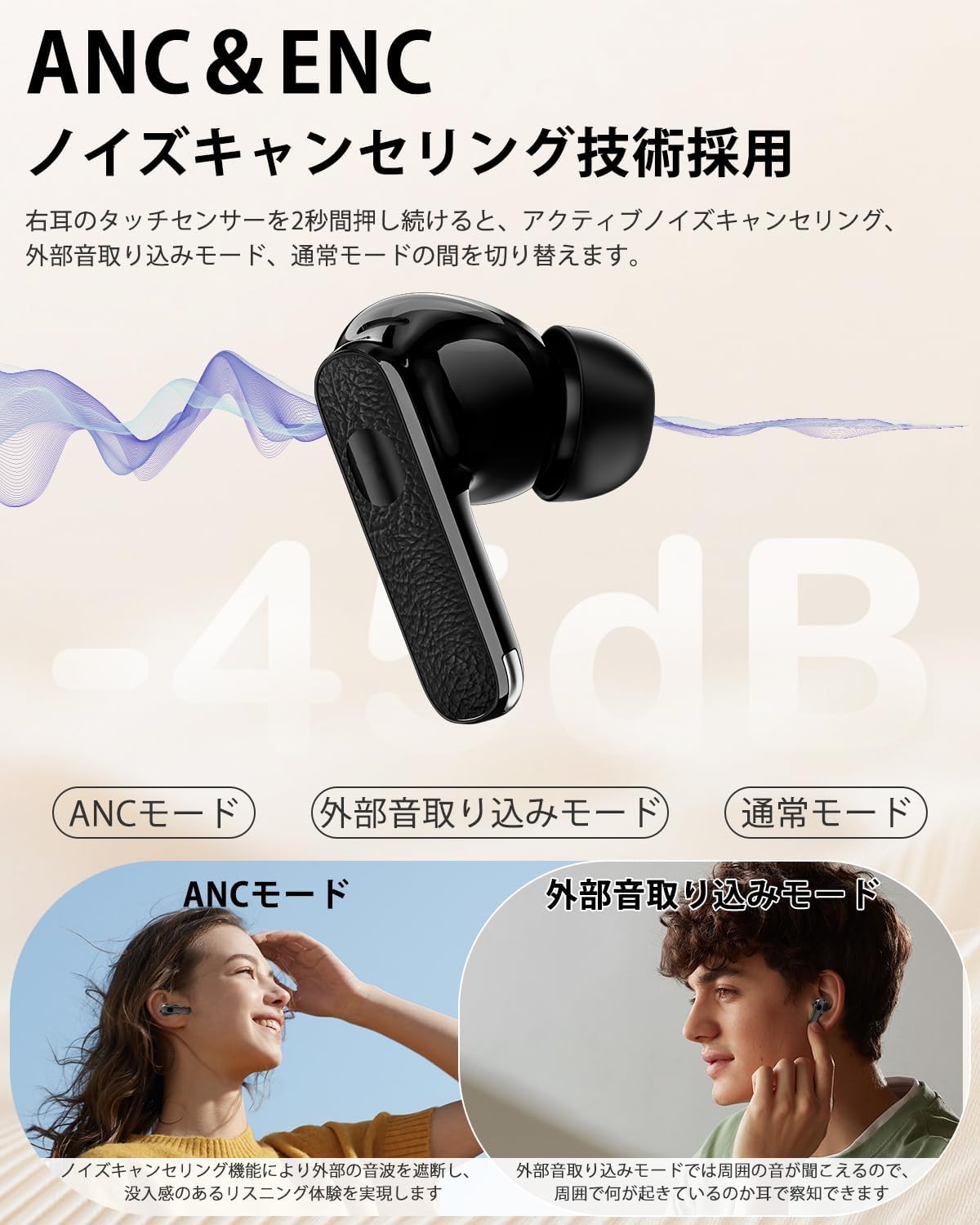 Amazon.co.jp: 【2026新登場】EQZ ワイヤレスイヤホン bluetooth 5.4