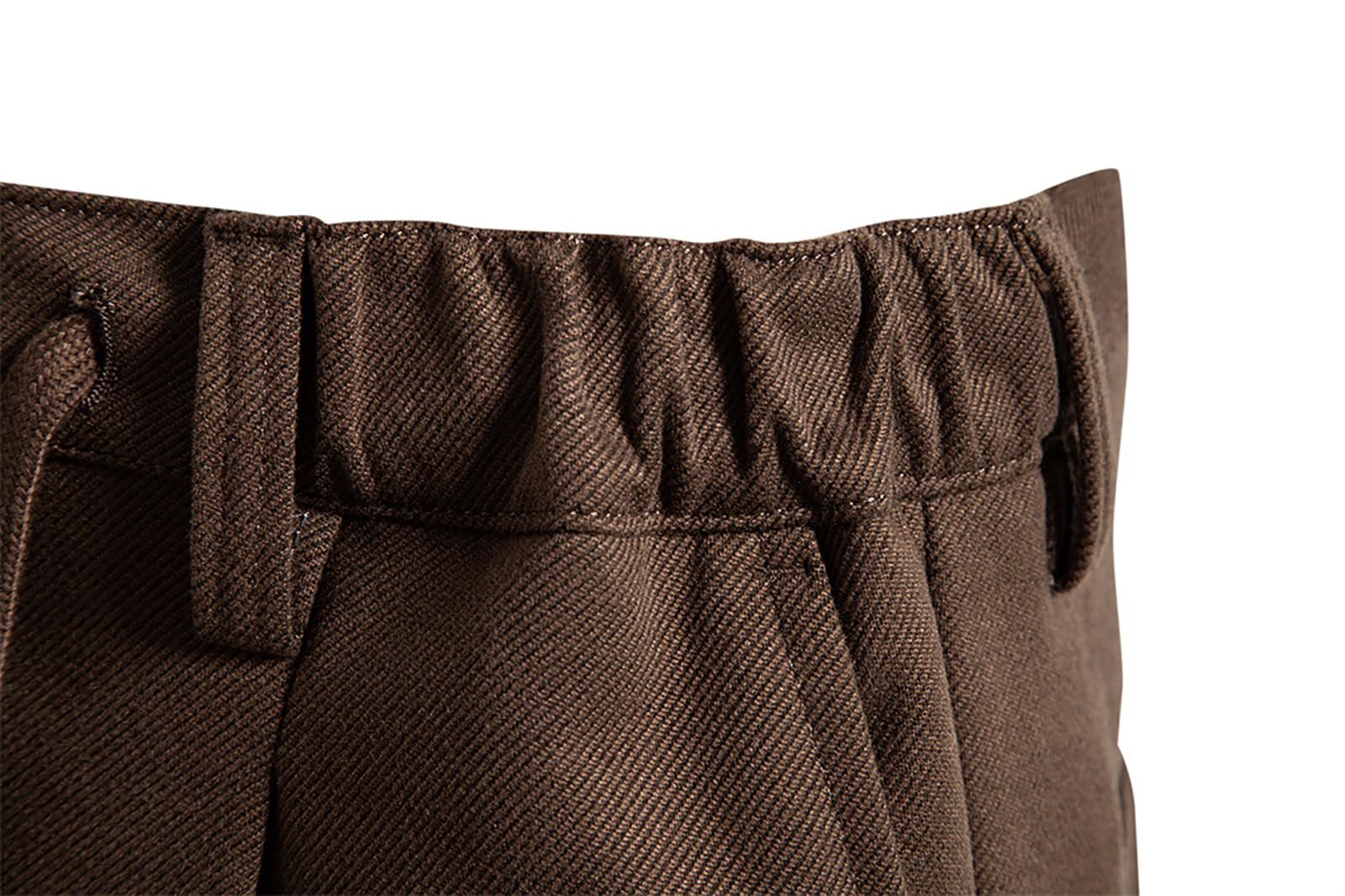 Pantalon de Travail Automne-Hiver pour Homme Pantalon de Golf Chaud et épais Pantalon de Costume Chic et décontracté avec Taille élastique
