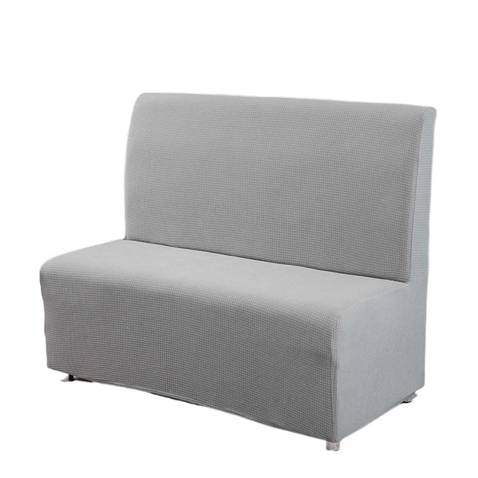 GCYEIDMA Armless Sofa Slipcover Armless Sofa Cover Elastic Thickened Corn Velvet Hotel Restaurant Stretch Covers Slipcovers(Color 2)