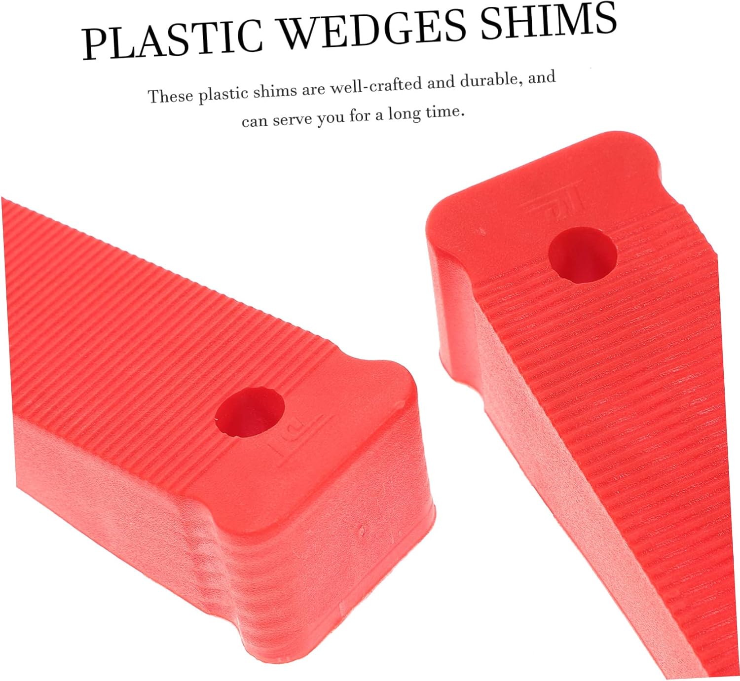 10pcs Plastic Shims for Leveling Furniture and Doors Multi-Purpose Wedges for Stabilizing Uneven Surfaces Lightweight and Portable Design Slip Texture for Secure Use