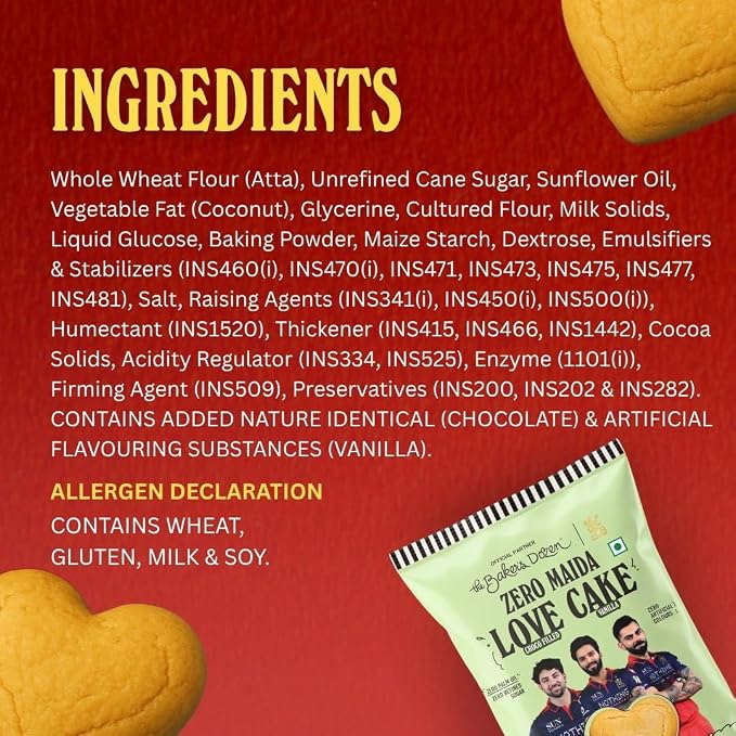 Tbd Zero Maida Love Cake Vanilla 40 Gm