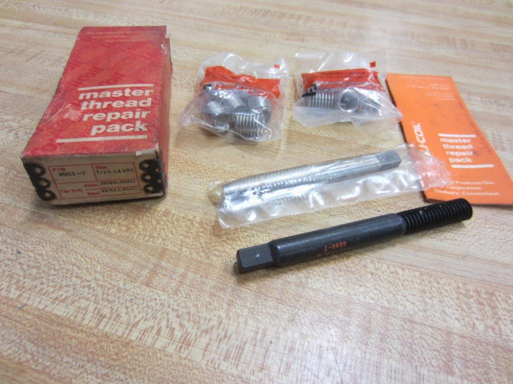 HeliCoil 4951-7 Master Thread Repair Pack 49517 7/16-14
