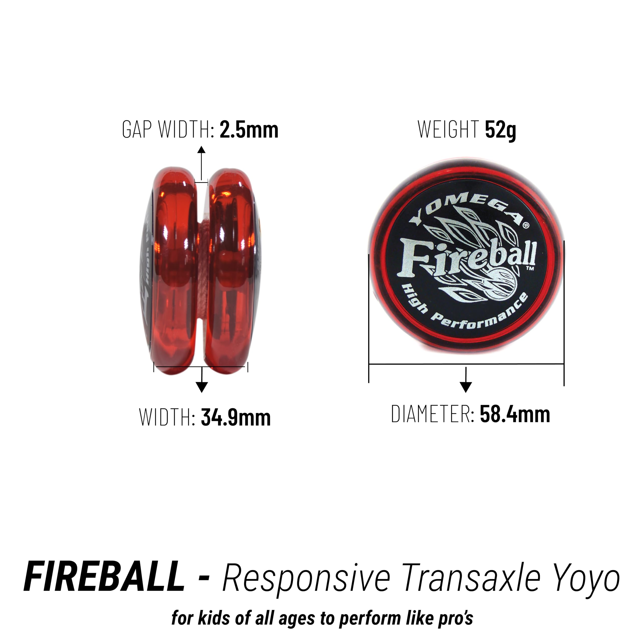 Amazon.com: Yomega Yoyo Legendary Spinners Packs- Beginner
