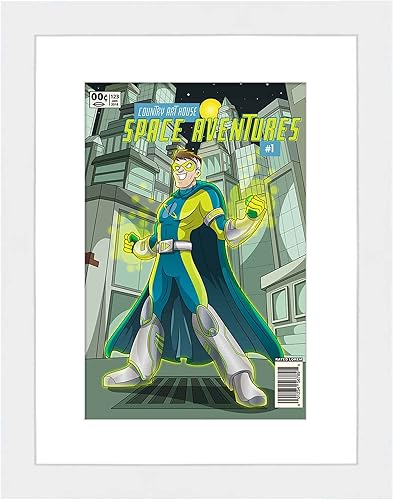 Miniatura 42 de Marco de cómic negro mate Para cómics publicados entre 1986 y el día actual (marco de madera maciza de cómic de la Edad Dorada), hecho