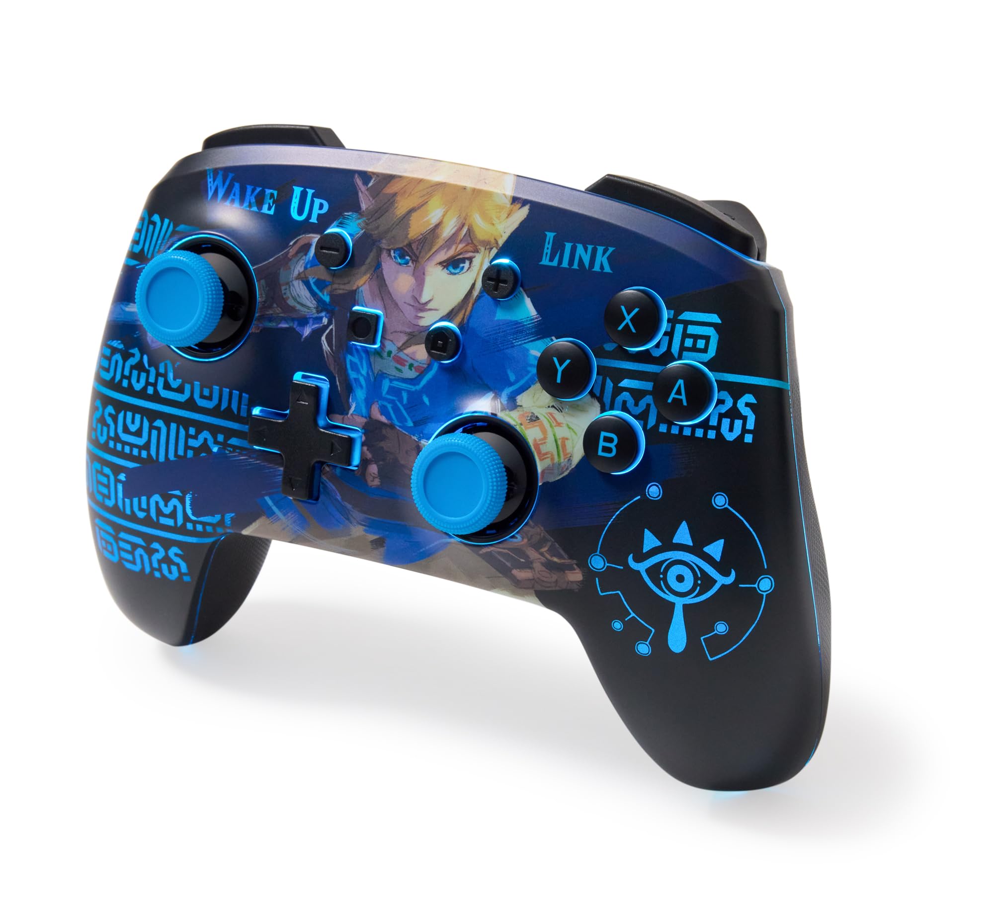 Ulepszony kontroler bezprzewodowy PowerA do Nintendo Switch z Lumectra - Pobudka Link, gamepad, kontroler do gier, kontroler Bluetooth