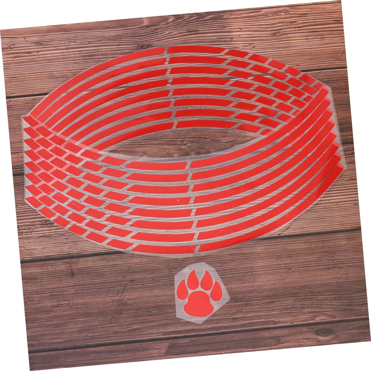 2pcs Motorcycle Tire Decal Wheel Rim Sticker Reflective Stickers Long-lasting for Bike Car