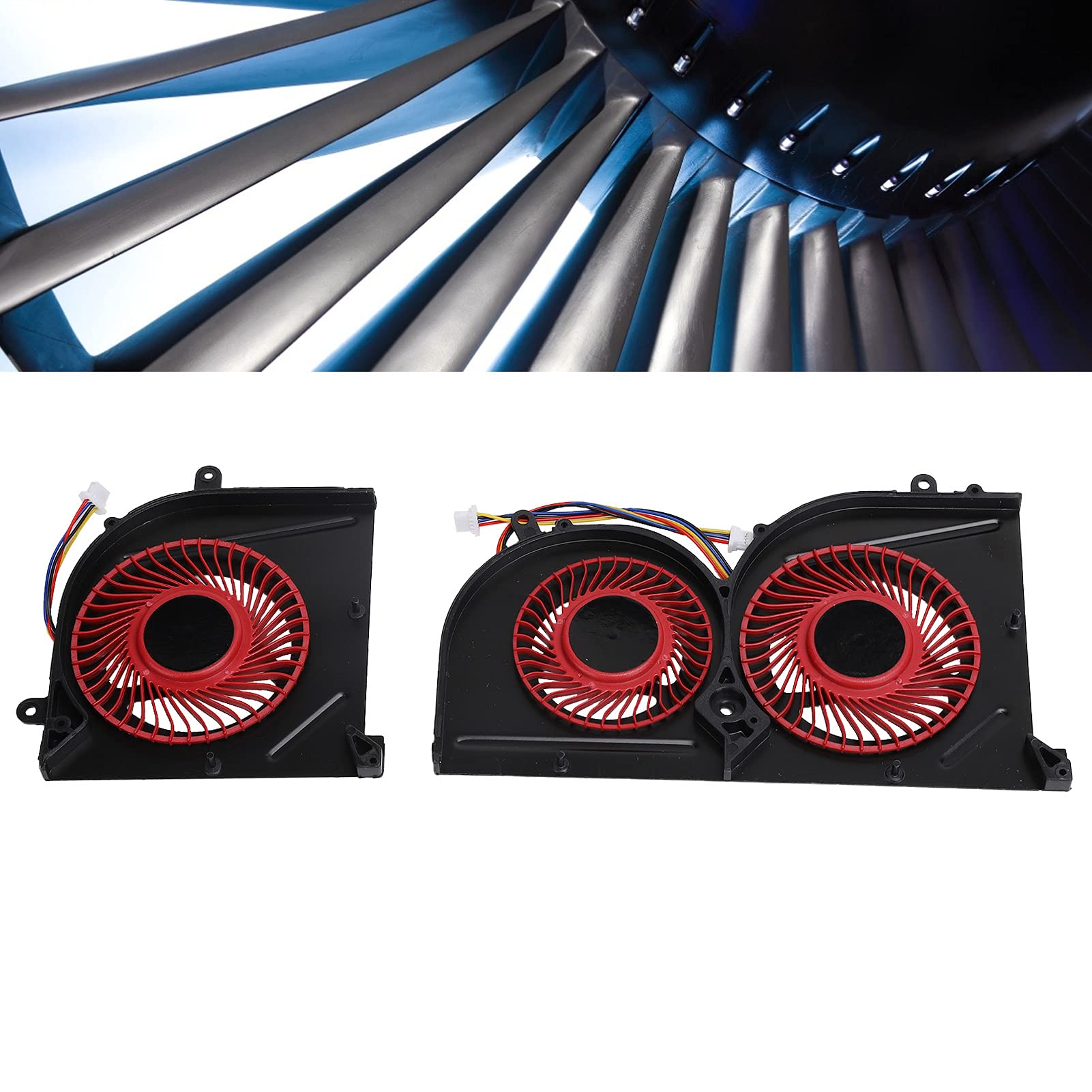 SIXRUN 4-pin CPU Wentylator do GS63 GS73 Serii