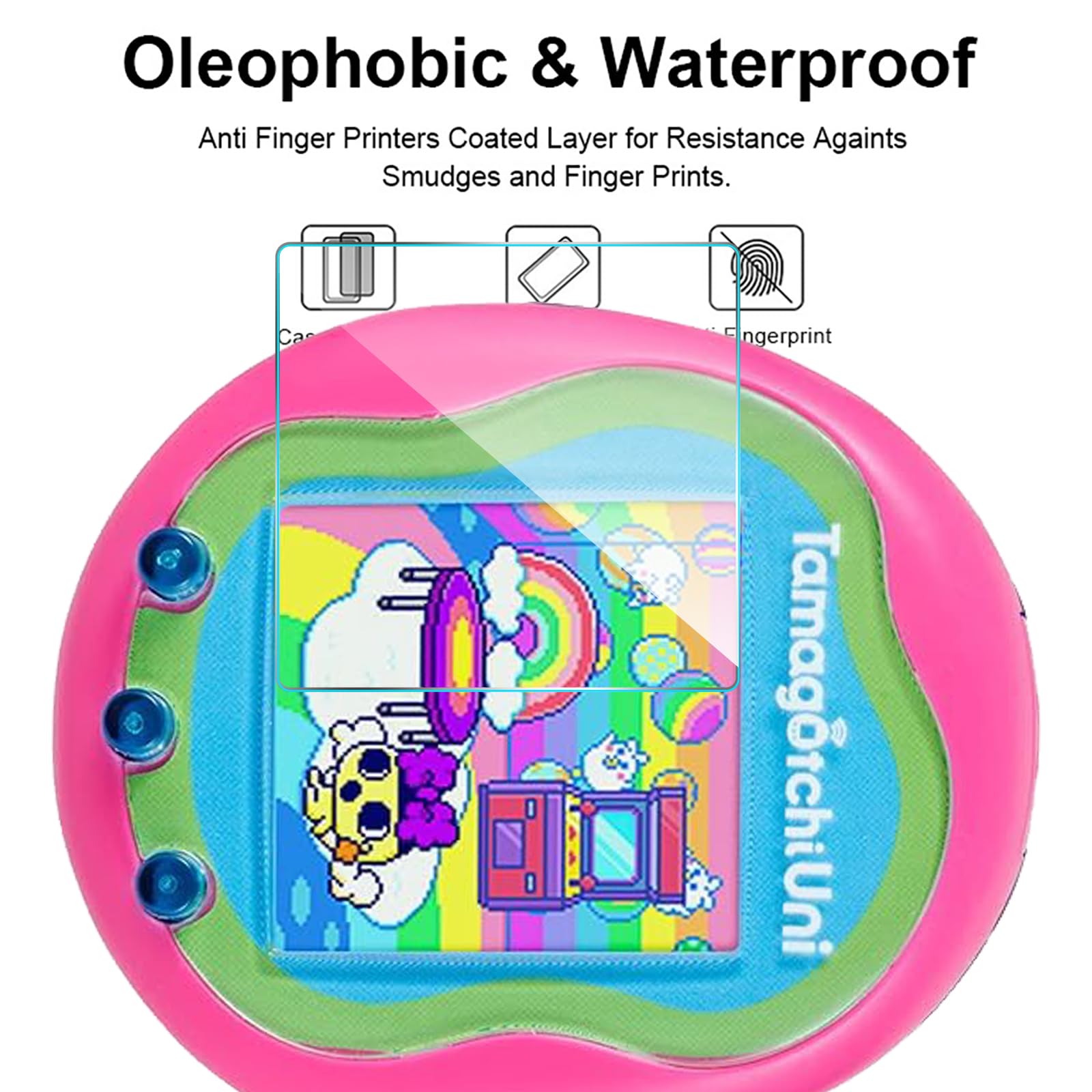 Frgnie 6 stuks beschermfolie compatibel met Tamagotchi Uni Frgnie 6 stuks beschermfolie compatibel met Tamagotchi Uni
