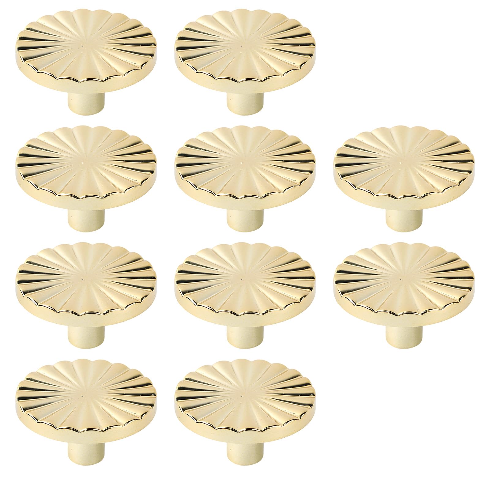 WORUIB Drawer Knobs, Door Knobs, Set of Eight Drawer Handles, 3.60 x 3.60 x 2.20 cm, Knobs for Drawers and Cabinets, Decorative Hardware for Furniture