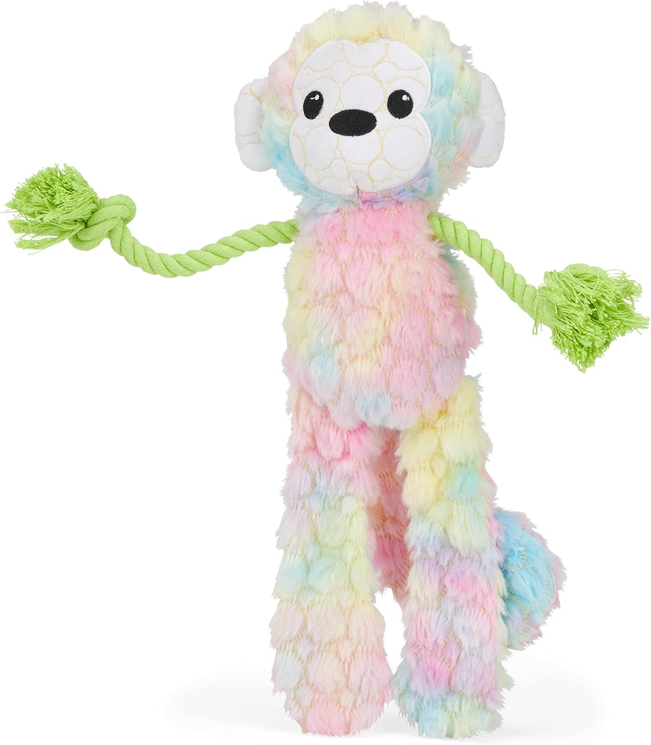 Pet Supplies Petco Brand Leaps & Bounds Tough Monkey with Rope Tug Dog Toy, .5 LB