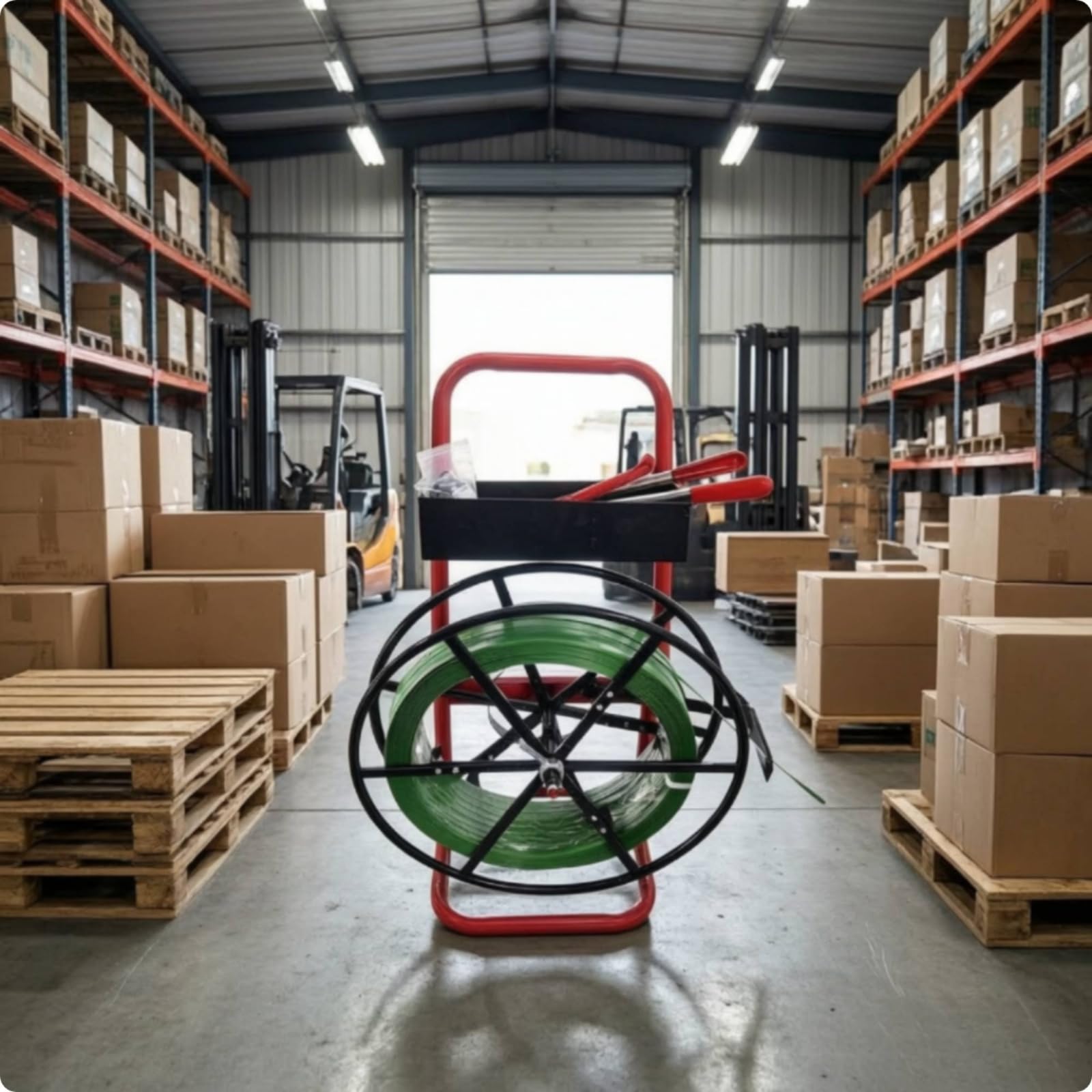 Carrello Portareggette in Metallo Professionale per Magazzinieri