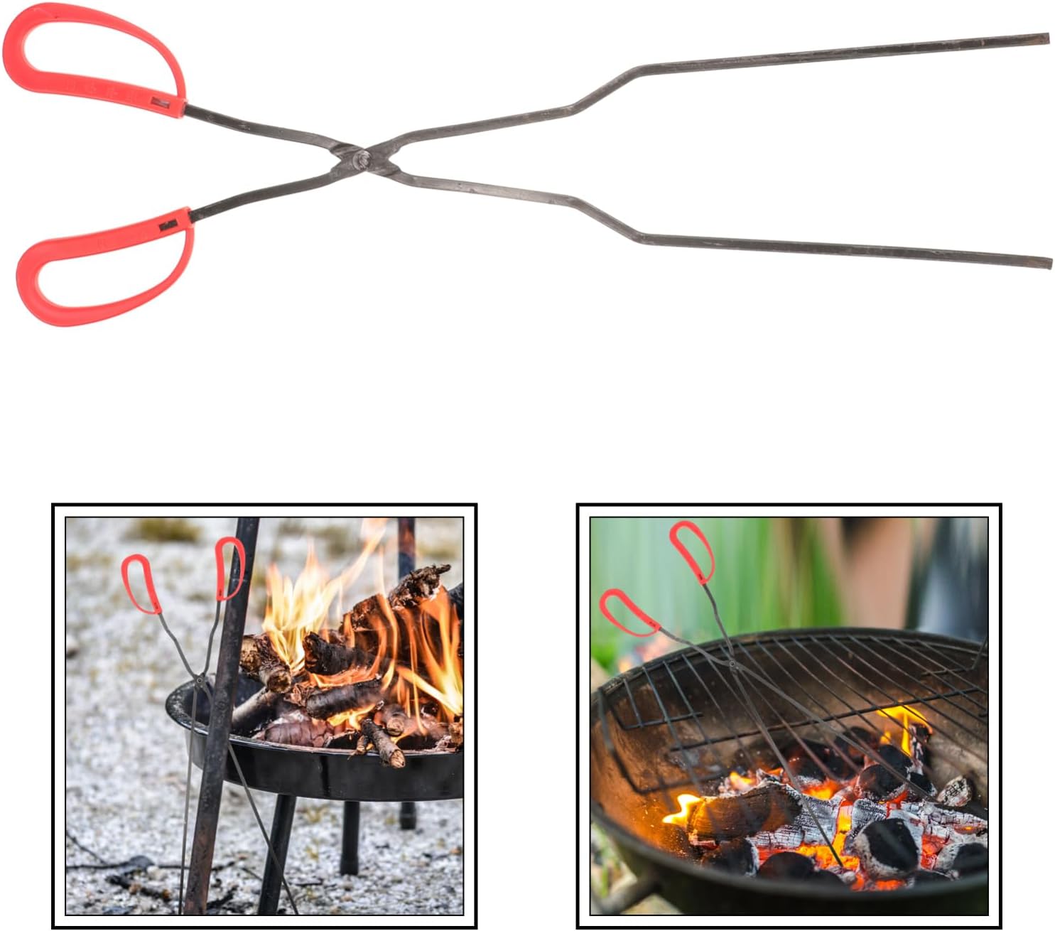 Heavy Duty Garbage Tongs with Handle for Home and Barbecues