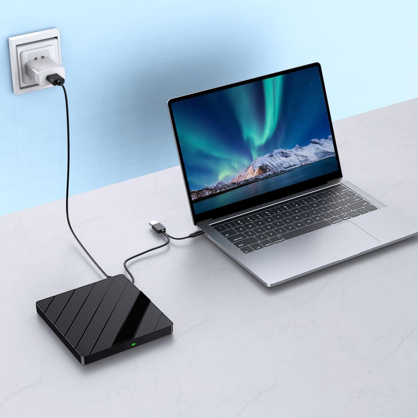 Meiliyizu Disc Disk Player With USB 2.0 Connection Type C Port Easy To Use Disk Reader For Most Computers Wide Compatiblity