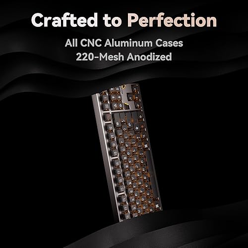 Miniatura 7 de ATK x QK Hex80 HE Teclado Gaming Magnético, 80% TKL, Aluminio CNC, Interruptores Ti de Efecto Hall, Polling de 8 kHz, Trigger Rápido, Rosa bebé