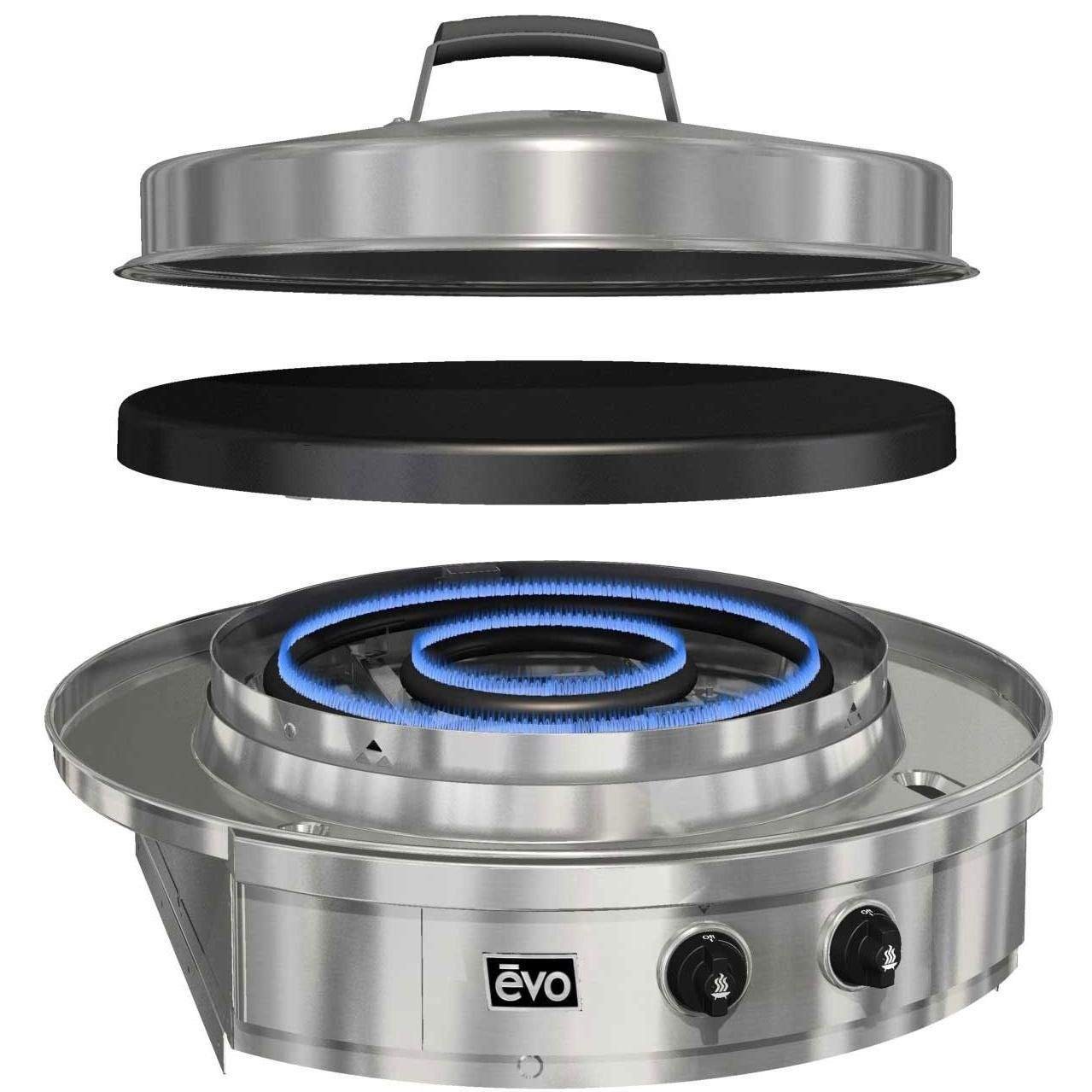 Cuisinart CGG999 30Inch Round Flat Top Surface Outdoor, 360° XL