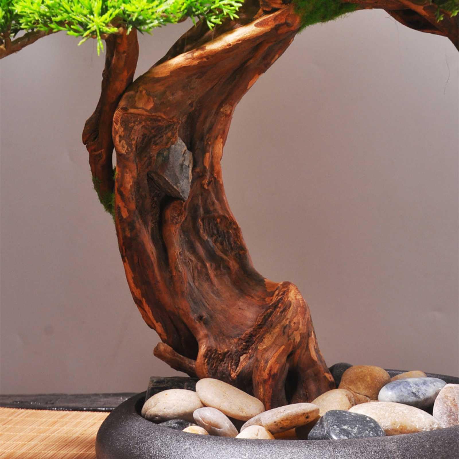 Künstlicher Granatapfel Bonsai Baum - Deko Kunstpflanze Im Topf 26cm Für Wohnzimmer & Büro