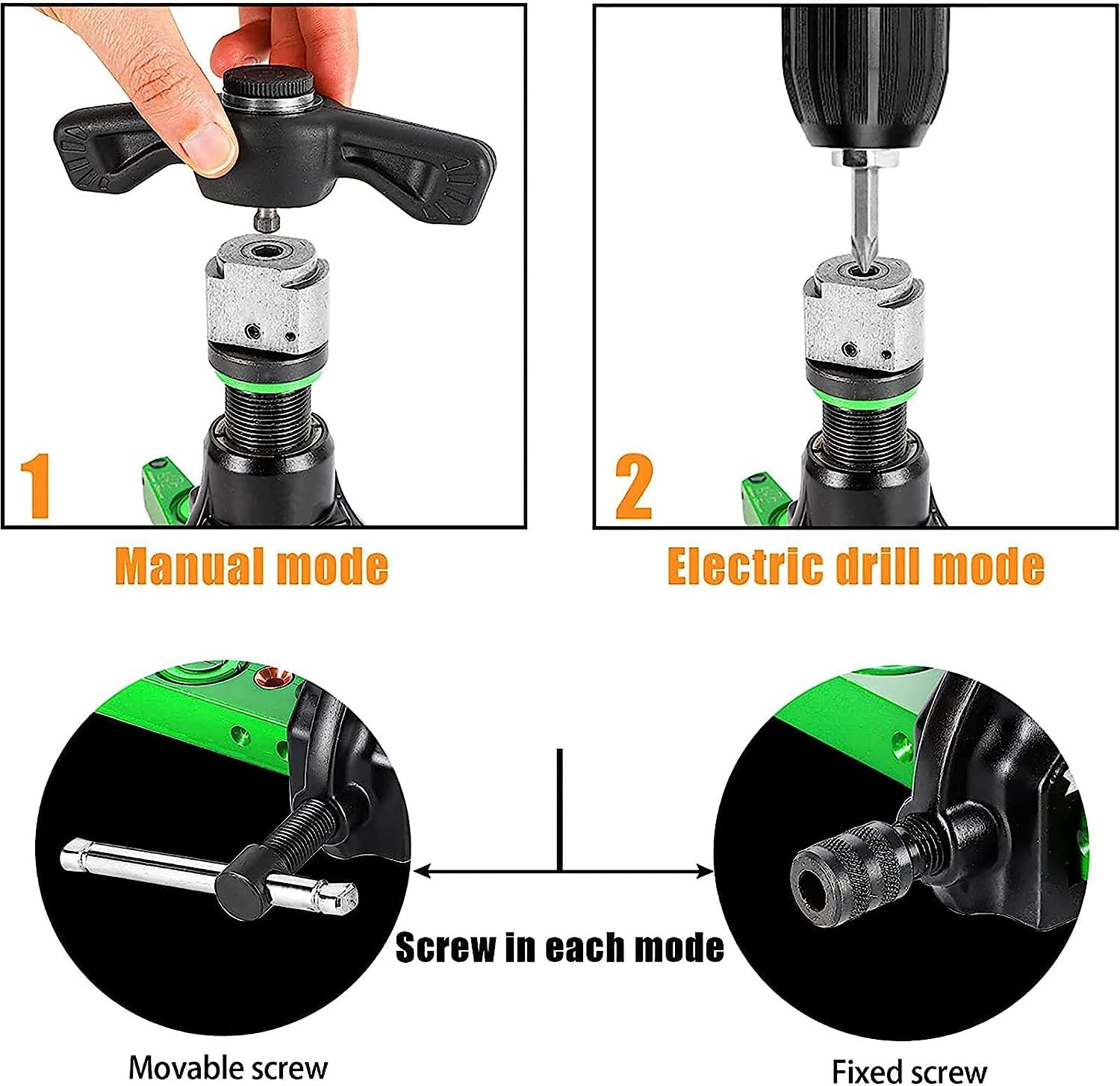 Herramienta de abocardado de tubería de Cobre, Herramienta de abocardado de trinquete de 1/4"-3/4" 45° con Embrague Tipo excéntrico HVAC Herramienta de refrigeración de Aire Acondicionado para
