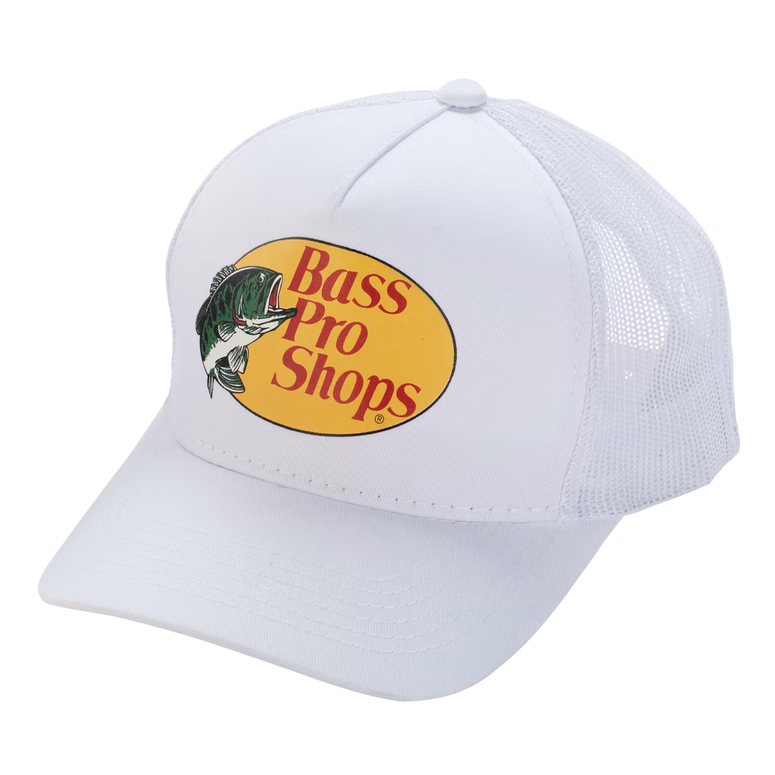 Bass Pro Shops Original Mesh Cap Unitalla, White, White, One Size