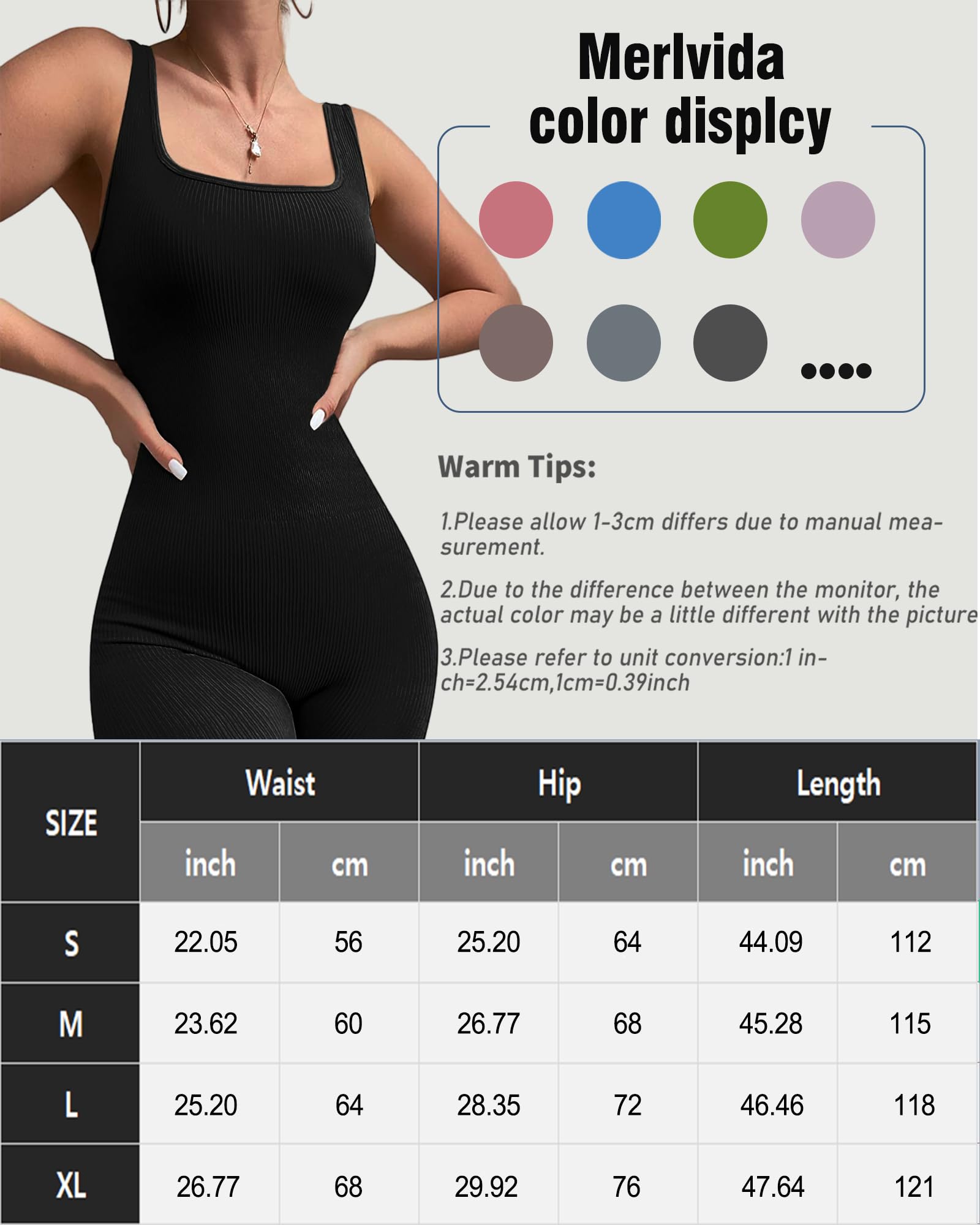 Merlvida Jumpsuit Donna Tuta Intera Donna Sportiva Completo Palestra Senza Cuciture Sport Abbigliamento Palestra Sexy Bodysuit Tutina Elegante Aderente Gym Yoga Workout