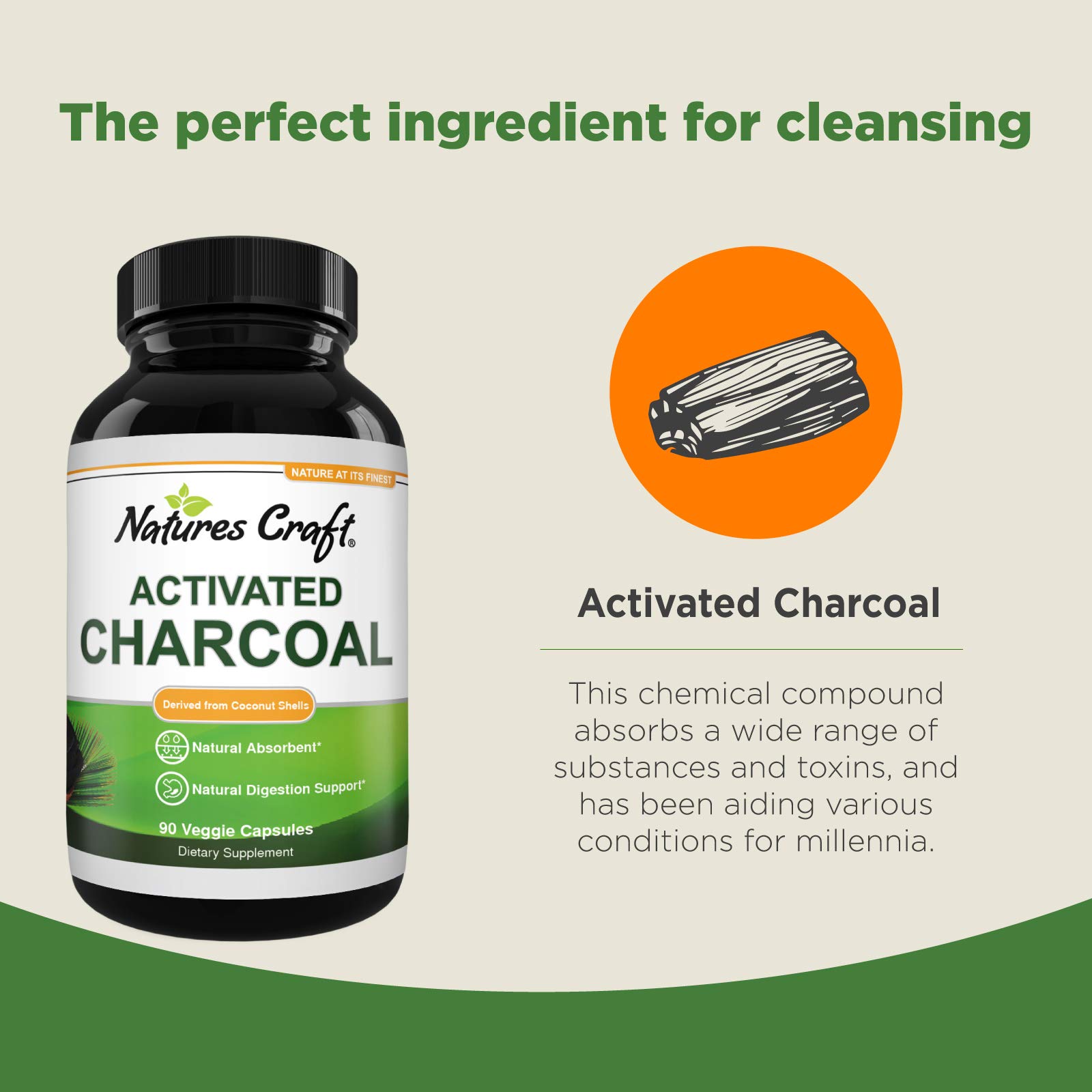Cleanse and Detox Activated Charcoal Capsules Pure A...B0849L9R7N