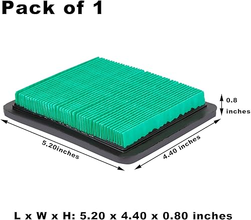 Miniatura 2 de ZLKSKER Filtro de aire 17211-ZL8-023, repuesto para Honda Engine GC135 GC160 GC160A GC190 GC190A GCV135, limpiador de aire para cortacésped