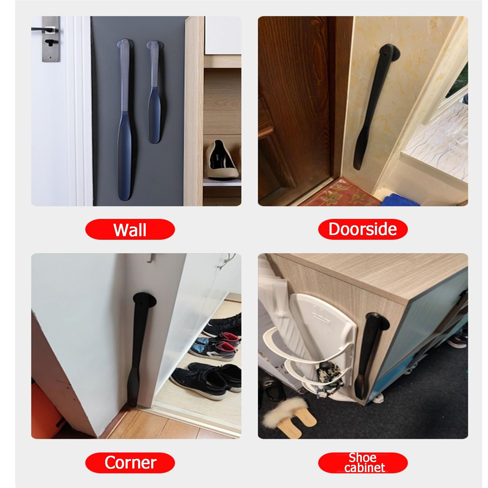 Calzador De Plástico, Calzadores De Viaje Portátiles, Calzador De Mango Largo, Cuchara For Usar Zapatos ABS, Adecuado For Viajes Y Uso Doméstico